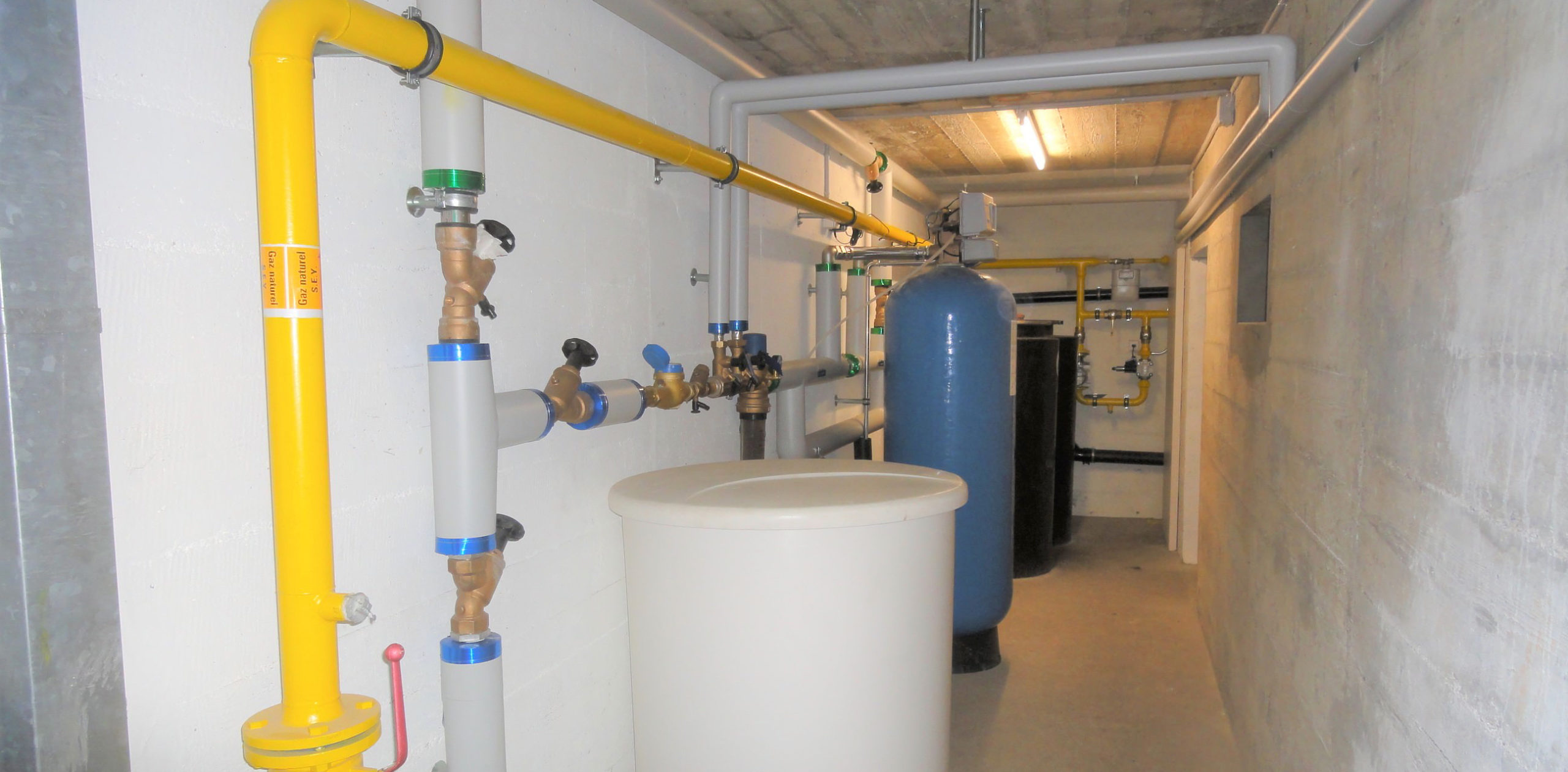 Réseau d'eau Käslin Sanitaires SA